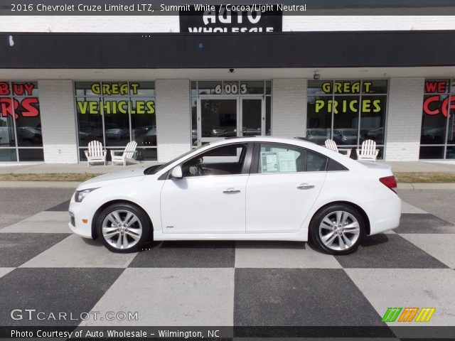 2016 Chevrolet Cruze Limited LTZ in Summit White