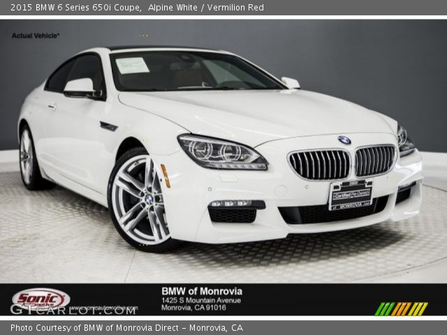 2015 BMW 6 Series 650i Coupe in Alpine White