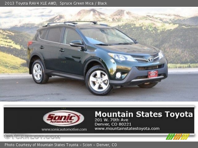 2013 Toyota RAV4 XLE AWD in Spruce Green Mica