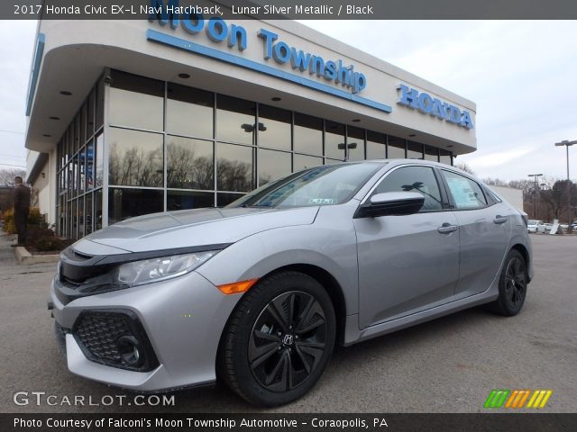 2017 Honda Civic EX-L Navi Hatchback in Lunar Silver Metallic