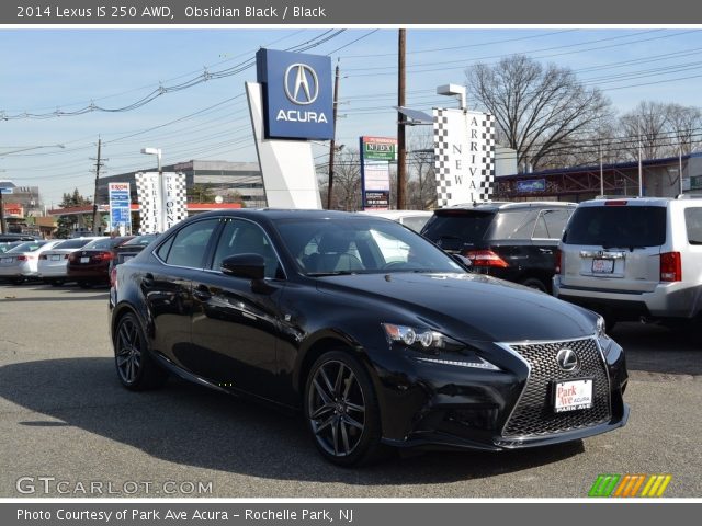 2014 Lexus IS 250 AWD in Obsidian Black