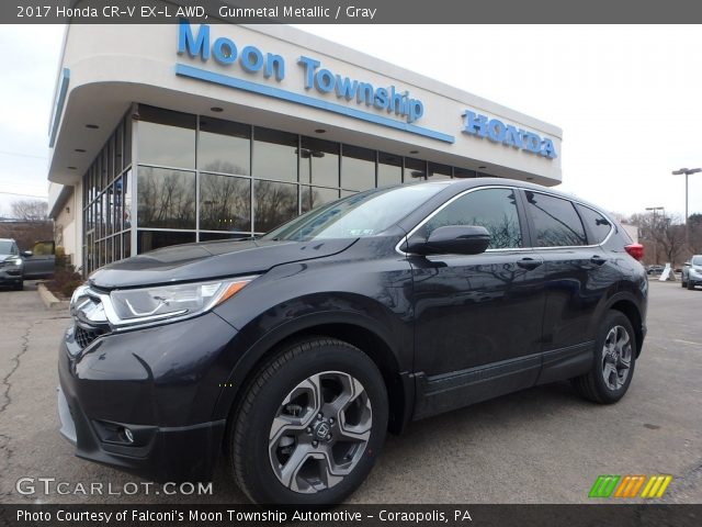 2017 Honda CR-V EX-L AWD in Gunmetal Metallic