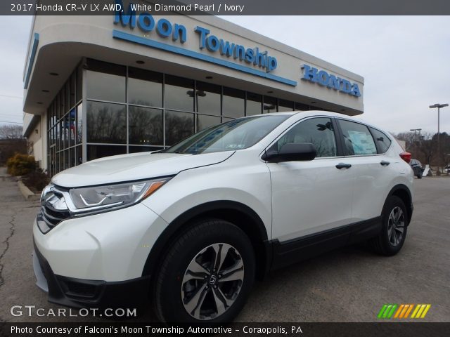 2017 Honda CR-V LX AWD in White Diamond Pearl