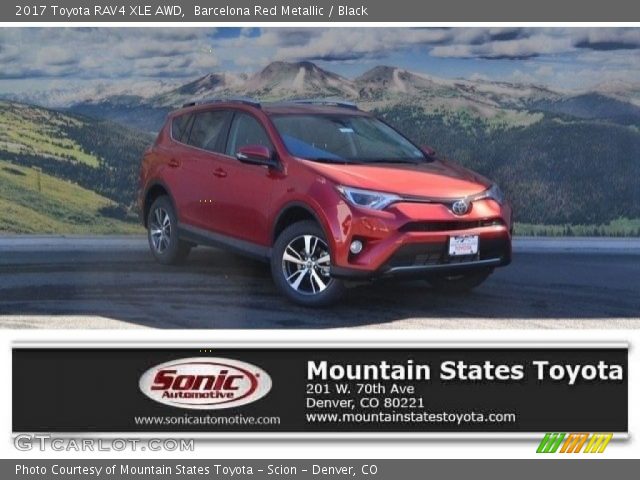 2017 Toyota RAV4 XLE AWD in Barcelona Red Metallic