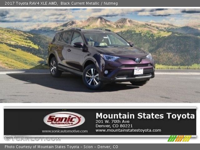 2017 Toyota RAV4 XLE AWD in Black Current Metallic
