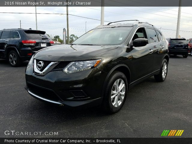 2016 Nissan Rogue SV in Midnight Jade