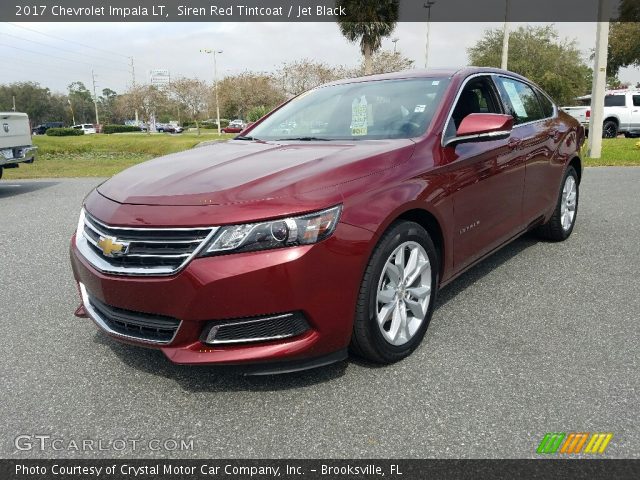 2017 Chevrolet Impala LT in Siren Red Tintcoat