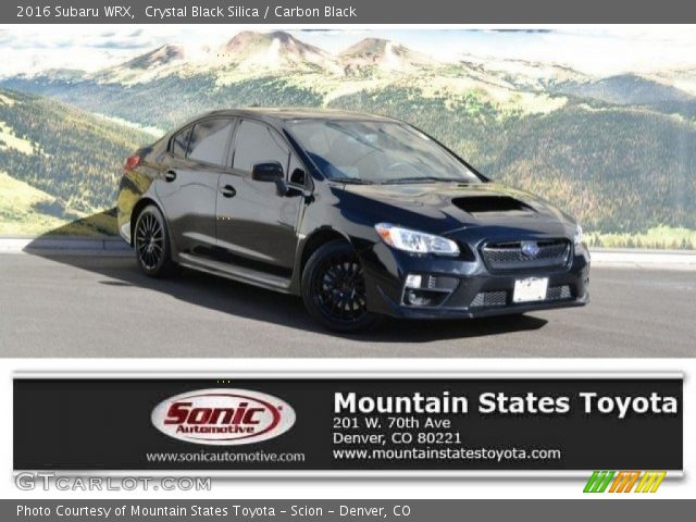 2016 Subaru WRX  in Crystal Black Silica