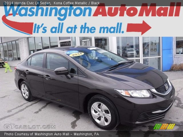 2014 Honda Civic LX Sedan in Kona Coffee Metallic