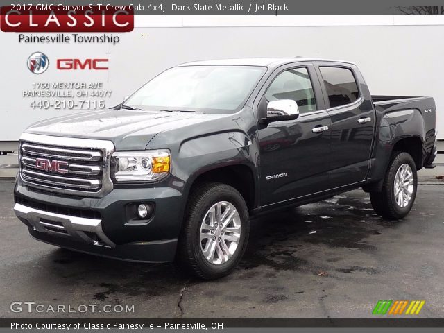 2017 GMC Canyon SLT Crew Cab 4x4 in Dark Slate Metallic