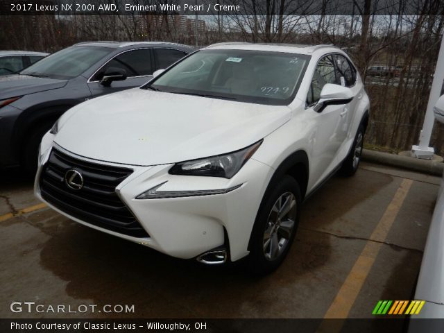 2017 Lexus NX 200t AWD in Eminent White Pearl