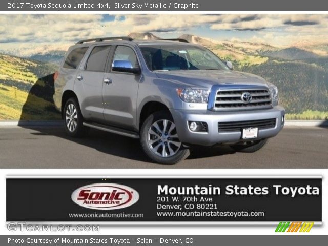 2017 Toyota Sequoia Limited 4x4 in Silver Sky Metallic