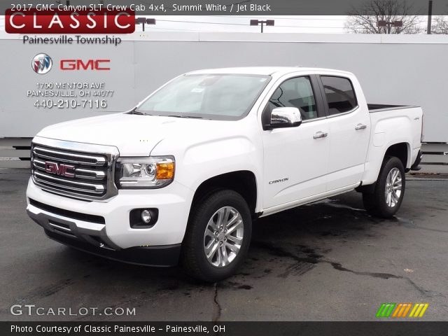 2017 GMC Canyon SLT Crew Cab 4x4 in Summit White