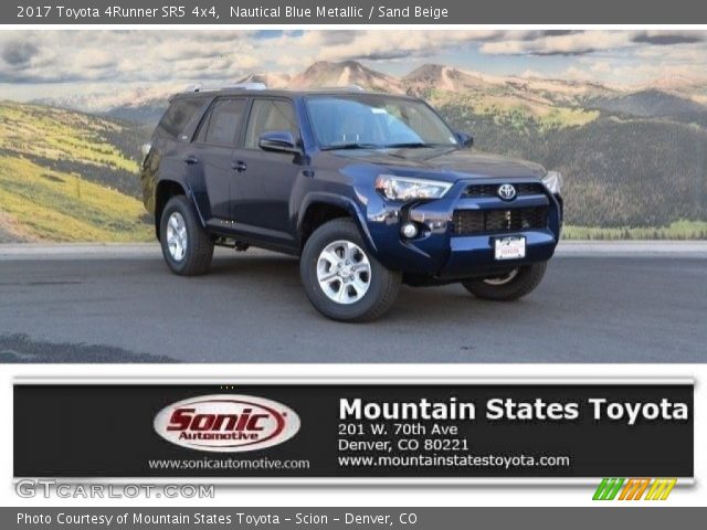 2017 Toyota 4Runner SR5 4x4 in Nautical Blue Metallic