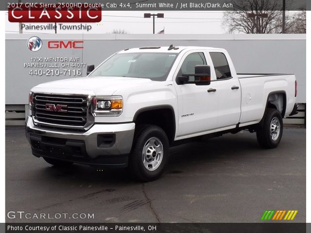 2017 GMC Sierra 2500HD Double Cab 4x4 in Summit White