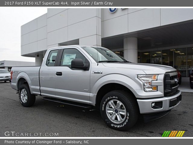 2017 Ford F150 XLT SuperCab 4x4 in Ingot Silver