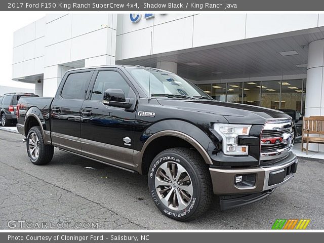 2017 Ford F150 King Ranch SuperCrew 4x4 in Shadow Black