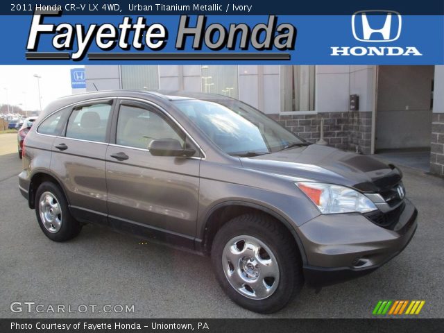 2011 Honda CR-V LX 4WD in Urban Titanium Metallic