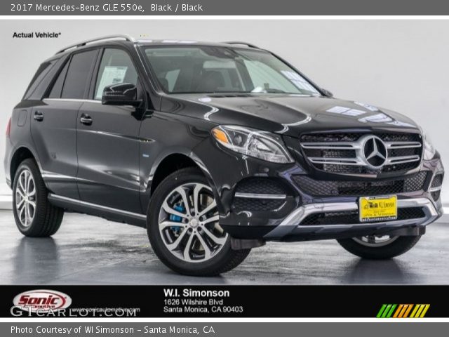 2017 Mercedes-Benz GLE 550e in Black