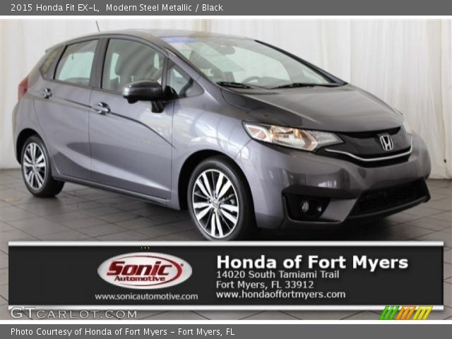 2015 Honda Fit EX-L in Modern Steel Metallic