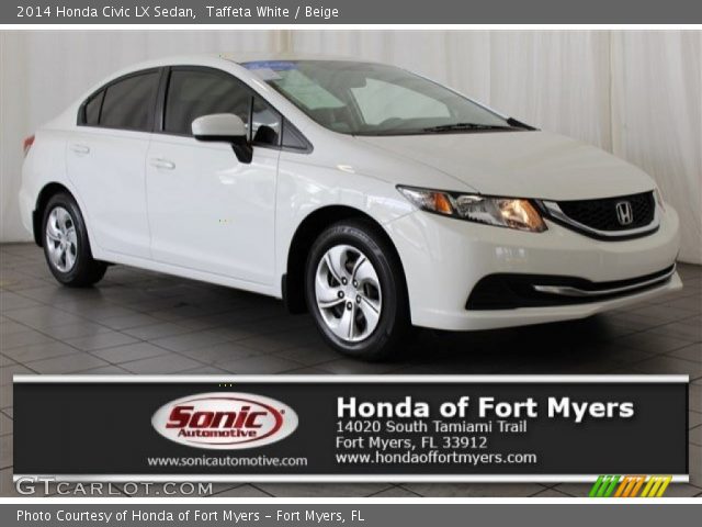 2014 Honda Civic LX Sedan in Taffeta White