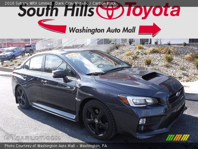 2016 Subaru WRX Limited in Dark Gray Metallic