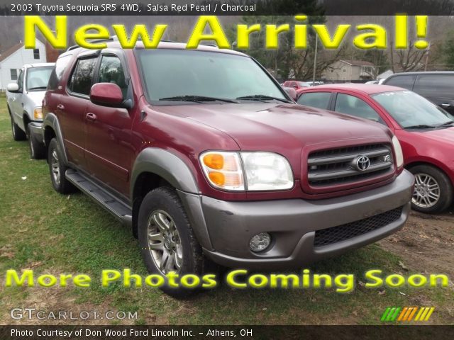 2003 Toyota Sequoia SR5 4WD in Salsa Red Pearl