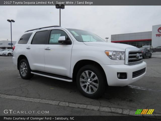 2017 Toyota Sequoia Limited 4x4 in Super White