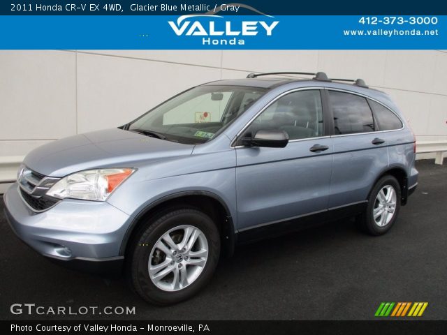 2011 Honda CR-V EX 4WD in Glacier Blue Metallic