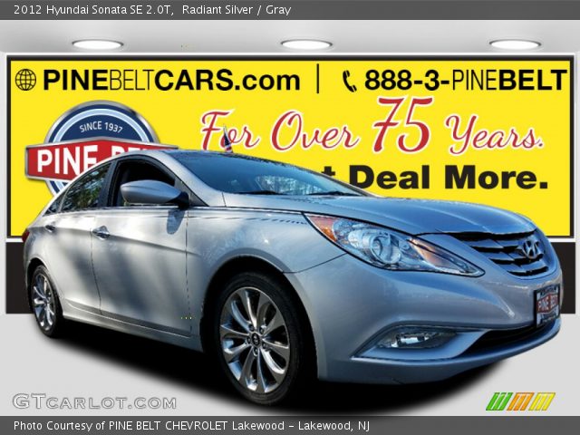 2012 Hyundai Sonata SE 2.0T in Radiant Silver