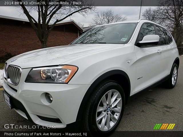 2014 BMW X3 xDrive28i in Alpine White
