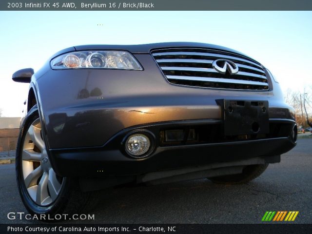 2003 Infiniti FX 45 AWD in Beryllium 16