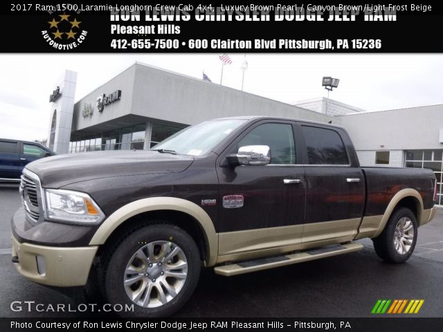 2017 Ram 1500 Laramie Longhorn Crew Cab 4x4 in Luxury Brown Pearl