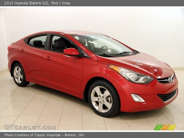 2013 Hyundai Elantra GLS in Red