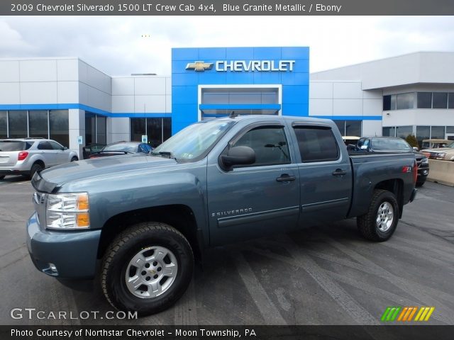 2009 Chevrolet Silverado 1500 LT Crew Cab 4x4 in Blue Granite Metallic