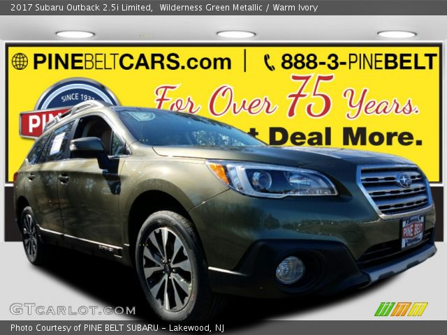 2017 Subaru Outback 2.5i Limited in Wilderness Green Metallic