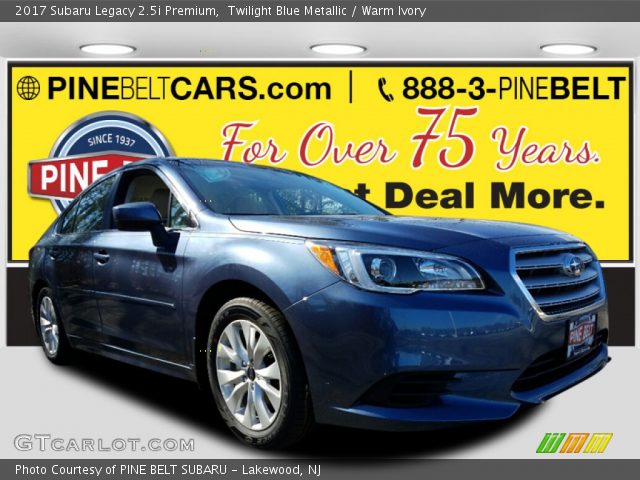2017 Subaru Legacy 2.5i Premium in Twilight Blue Metallic