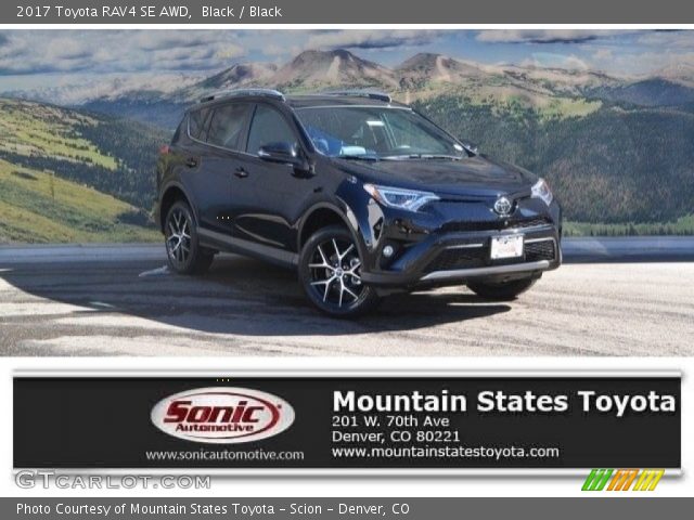 2017 Toyota RAV4 SE AWD in Black