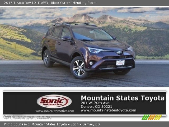 2017 Toyota RAV4 XLE AWD in Black Current Metallic