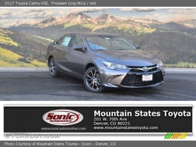 2017 Toyota Camry XSE in Predawn Gray Mica