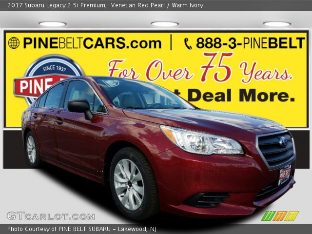 2017 Subaru Legacy 2.5i Premium in Venetian Red Pearl