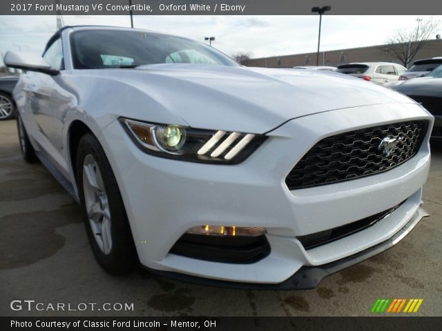 2017 Ford Mustang V6 Convertible in Oxford White