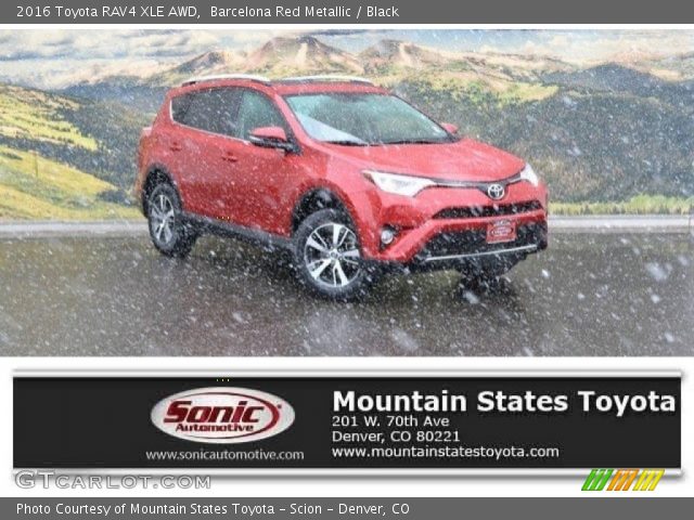 2016 Toyota RAV4 XLE AWD in Barcelona Red Metallic
