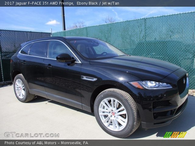 2017 Jaguar F-PACE 35t AWD Prestige in Ebony Black