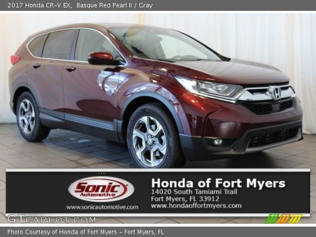 2017 Honda CR-V EX in Basque Red Pearl II