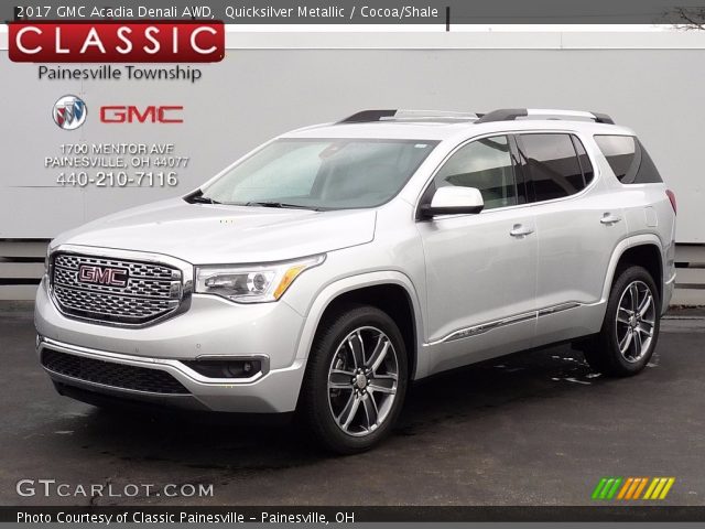 2017 GMC Acadia Denali AWD in Quicksilver Metallic