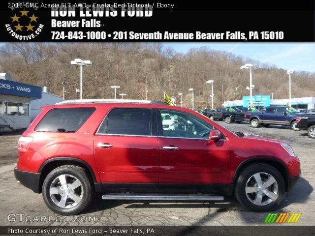 2012 GMC Acadia SLT AWD in Crystal Red Tintcoat