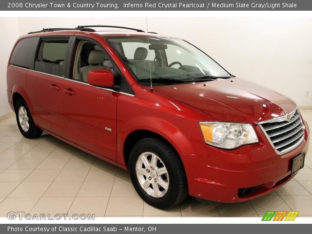 2008 Chrysler Town & Country Touring in Inferno Red Crystal Pearlcoat