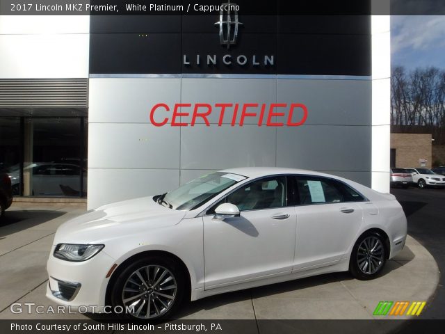 2017 Lincoln MKZ Premier in White Platinum