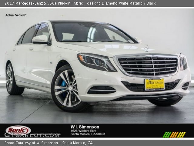 2017 Mercedes-Benz S 550e Plug-In Hybrid in designo Diamond White Metallic